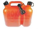 Kanister plastikowy do paliwa i oleju + lejek z korkiem: 3463-50162 5L & 2,5L w sklepie internetowym Rokapil