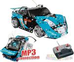 MECCANO Tuning RC Sound System Blue Car - zestaw 3 modele 240 el. w sklepie internetowym DlaDzieciaczka.pl