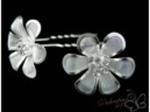 Kwiatek klasyczny sześć płatków srebrny w sklepie internetowym Valentino Art