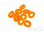 Komplet gumeczek 10 szt. mini frotek (orange) w sklepie internetowym Valentino Art