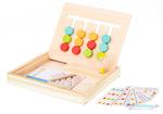 Zabawka edukacyjna drewniana dopasuj kolory kształty montessori w sklepie internetowym Miły Drobiazg