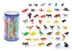 Figurki zwierzęta morskie dzikie zagrodowe dinozaury zestaw mix 48sztuk w sklepie internetowym Miły Drobiazg