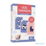 MUDUKO Gra Liczę zwierzęta Piotruś i pamięć karty do gry 3+ w sklepie internetowym Miły Drobiazg