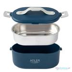 Adler AD 4505 blue Pojemnik na żywność podgrzewany lunch box zestaw pojemnik separator łyżeczka 0,8L 55W w sklepie internetowym Miły Drobiazg