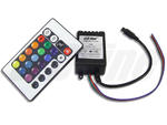 Kontroler LED RGB IR 12V 6A + pilot 24 przyciskowy w sklepie internetowym SOLVE24.pl