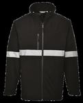 Kurtka robocza przeciwdeszczowa softshell TK54 Portwest - Black w sklepie internetowym Zet4.pl