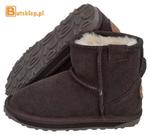 Buty EMU Australia Wallaby Mini Kids Chocolate (K10103) w sklepie internetowym ButSklep.pl