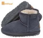 Buty EMU Australia Wallaby Mini Kids Charcoal (K10103) w sklepie internetowym ButSklep.pl