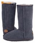 Buty EMU Australia Wallaby Hi Kids Charcoal (K10101) w sklepie internetowym ButSklep.pl