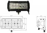 LAMPA ROBOCZA PANEL LED DIODOWA 12/24V LB0032 12 LED PRAWA w sklepie internetowym Autosystemy