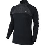 bluza do biegania damska NIKE WOOL LONGSLEEVE HALF ZIP / 686965-010 w sklepie internetowym Fitnesstrening.pl