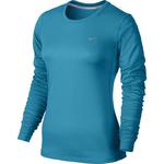 koszulka do biegania damska NIKE MILER LONGSLEEVE / 686904-407 - NIKE MILER LONGSLEEVE w sklepie internetowym Fitnesstrening.pl