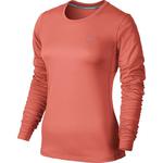 koszulka do biegania damska NIKE MILER LONG SLEEVE / 686904-680 - NIKE MILER LONGSLEEVE w sklepie internetowym Fitnesstrening.pl