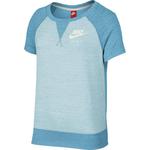 koszulka sportowa damska NIKE GYM VINTAGE TOP SHORT SLEEVE / 728234-418 - NIKE GYM VINTAGE TOP SHORT SLEEVE w sklepie internetowym Fitnesstrening.pl