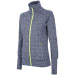 bluza sportowa damska 4F GRANATOWY MELANŻ / T4Z16-BLDF002 w sklepie internetowym Fitnesstrening.pl