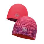 czapka dwustronna do biegania BUFF MICROFIBER REVERSIBLE HAT BUFF R-XTREM PINK / 113165.522.10 w sklepie internetowym Fitnesstrening.pl