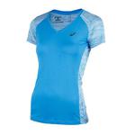 koszulka do biegania damska ASICS FUZEX V-NECK SHORT SLEEVE TOP / 141214-8012 - ASICS FUZEX V-NECK SHORT SLEEVE TOP w sklepie internetowym Fitnesstrening.pl