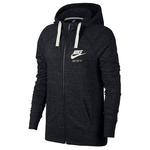 bluza sportowa damska NIKE GYM VINTAGE HOODIE FULL ZIP / 883729-010 w sklepie internetowym Fitnesstrening.pl