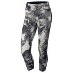 legginsy do biegania damskie 3/4 NIKE POWER ESSENTIAL CROP PRINT TIGHT / 848002-010 - NIKE POWER ESSENTIAL CROP PRINT TIGHT w sklepie internetowym Fitnesstrening.pl