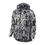 kurtka do biegania damska NIKE IMPOSSIBLY LIGHT JACKET HOODED PRINT / 831177-010 w sklepie internetowym Fitnesstrening.pl