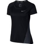 koszulka do biegania damska NIKE DRY MILER TOP SHORT SLEEVE FLASH / 923309-010 - NIKE DRY MILER TOP SHORT SLEEVE FLASH w sklepie internetowym Fitnesstrening.pl