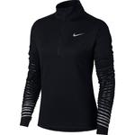 bluza do biegania damska NIKE DRY FLASH ELEMENT HALF ZIP / 856608-010 w sklepie internetowym Fitnesstrening.pl