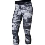 legginsy termoaktywne damskie 3/4 NIKE PRO CAPRI FLOWER / 855282-012 - NIKE PRO CAPRI FLOWER w sklepie internetowym Fitnesstrening.pl