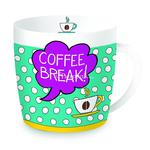 KUBEK PORCELANOWY W PUSZCE - Coffee Break (217 COBE) w sklepie internetowym Przestrzen.com.pl