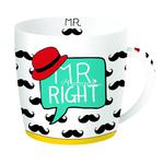 KUBEK PORCELANOWY W PUSZCE - Mr. Right (217 RIGH) w sklepie internetowym Przestrzen.com.pl