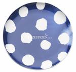 PORCELANOWY TALERZYK NA PRZYSTAWKI NUOVA R2S - INDIGO 15,5 cm (1717 INDI) kropki w sklepie internetowym Przestrzen.com.pl