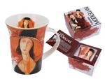 KUBEK PORCELANOWY CARMANI - MODIGLIANI Kobieta w kapeluszu w sklepie internetowym Przestrzen.com.pl