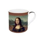 KUBEK PORCELANOWY - ART MASTERPIECE COLLECTION Mona Lisa LEONARDO DA VINCI w sklepie internetowym Przestrzen.com.pl