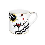 KUBEK PORCELANOWY - ART MASTERPIECE COLLECTION Contrasting Sound KANDINSKY w sklepie internetowym Przestrzen.com.pl