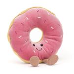 MASKOTKA JELLYCAT Uśmiechnięty pączek Doughnut z dziurką, 18 cm w sklepie internetowym Przestrzen.com.pl