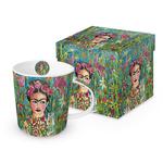 DUŻY KUBEK PORCELANOWY Frida`s Garden - Ogród Fridy Kahlo w sklepie internetowym Przestrzen.com.pl