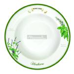 PORCELANOWY GŁĘBOKI TALERZ DO ZUPY - HERBS ZIOŁA - 21,5 cm (943 HERBS) w sklepie internetowym Przestrzen.com.pl