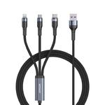 Joyroom 3w1 kabel USB - USB Typ C / micro USB / Lightning 66W 6A 1,2m czarny (S-1260G5) w sklepie internetowym Magboss-Economy.pl