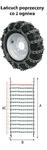 Wysokiej jakości Belgijski łańcuch śniegowy,do traktorków, wzór drabinkowy do opon : 15 x 6.00 - 6 w sklepie internetowym FMG Parts