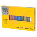 Farby akrylowe Galeria Winsor & Newton 10 kolorów - tubki 20 ml w sklepie internetowym Szal-art.pl