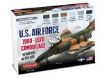 LifeColor Set CS62 U.S. AIR FORCE 1960-1970 Vietnam War and Cold War (6x22ml) w sklepie internetowym Aerograf-Fengda