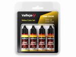 Vallejo Game Color Set 72378 Yellow Color Set (4x18ml) w sklepie internetowym Aerograf-Fengda