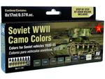 Vallejo Model Air AFV Set 71188 Soviet WWII Camo Colors (8) by Adam Wilder w sklepie internetowym Aerograf-Fengda