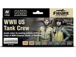 Vallejo Model Color 8 color set 70186 WWII US Tank Crew (8) w sklepie internetowym Aerograf-Fengda