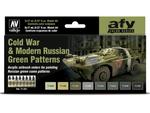 Vallejo Model Air AFV Set 71621 Cold War & Modern Russian Green Patterns (8) w sklepie internetowym Aerograf-Fengda