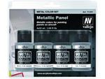 Vallejo Metal Color Set 77601 Metallic Panel (4x32ml) w sklepie internetowym Aerograf-Fengda