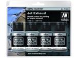 Vallejo Metal Color Set 77602 Jet Exhaust (4x32ml) w sklepie internetowym Aerograf-Fengda