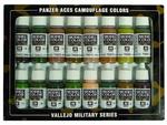 Vallejo Panzer Aces 16 Color Set 70179 Panzer Aces Camouflage (16) w sklepie internetowym Aerograf-Fengda