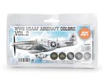 AK Acrylics 3Gen AIRCRAFT SET AK11733 WWII USAAF Aircraft Colors Vol.2 SET 3G (2x17ml, 3x30ml) w sklepie internetowym Aerograf-Fengda