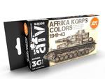 AK Acrylics 3Gen AVF SET AK11652 AFRIKA KORPS 3G (6x17ml) w sklepie internetowym Aerograf-Fengda