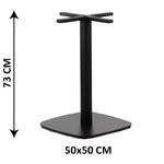 Podstawa stolika SH-3050-3/B, 50x50 cm, (stelaż stolika), kolor czarny w sklepie internetowym Stema